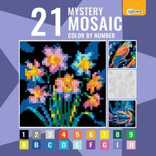 21 Tareas de Colorear de Mosaico Misterioso: Un Libro de Actividades de Colorear para Adultos para Relajar el Estrés y Mejorar la Concentración, con 24 Páginas Impresas en Ambos Lados de Papel Grueso, Perfecto como Regalo de Navidad, Año Nuevo y Vuelta a Clases.