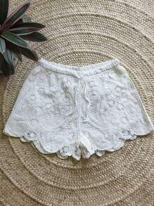 Crochet Shorts - 白13 - 查看 1