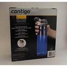 Autoseal Spill-Proof Water Bottle 24oz 3 Pack Smoke Iced Aqua Sangria