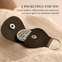 2pcs Heartfelt Pewter Pocket Tokens, Hand Stamped Personalized Pewter Pocket Token, Honest Pewter Token, Suitable For Birthday, Party, Valentine's Day, Mother's Day, Teacher's Day, Anniversary, Graduation, New Year, Wedding Gifts - Multicolor - View 7