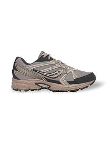 Saucony Ride Millennium 男女通用运动鞋 透气吸汗 百搭 Logo 纯色 弹性好 易洗 运动户外跑步 日常上学 浅卡其棕/黑色 S70942-1 - 淺卡其棕色/黑色 - 查看 3