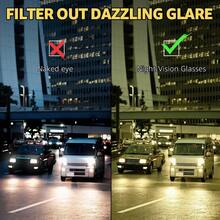 夜间、雾天和雨天行车更安全！女士夜间驾驶眼镜，采用偏光黄色镜片，减少眩光，提升视野。 - 彩色 - 查看 9