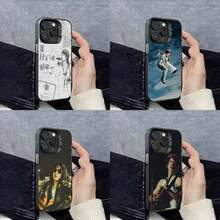 Funda de teléfono C-Conan Grey Wishbone para 17,16,15,14,13,12,11,Pro,Max,Plus,E, cubierta negra IMD - Z5 - Ver 3
