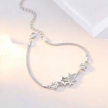 TREE NEST Pulseras de la  para MueresCirconio Cúbico Carm Pulsera Cadena alos de Plata Pulsera de la  CZ Pulsera de  para Mueres - como en la foto - Ver 4