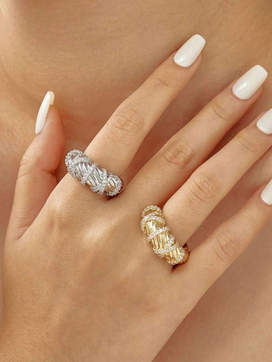 خاتم زركونيا للرجال، خاتم للأزواج، مجوهرات حفل الزفاف والخطوبة