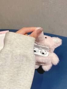 Pink Plush Elephant Case Protective Cover Compatible With Apple 1/2/3/4/Pro/Pro2 - Baby Pink - View 4