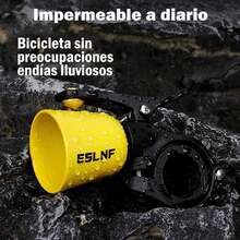 Timbres de Bicicleta,Campana de Bicicleta de Montaña,Campanas de Bicicleta con Sonido Fuerte,Campanas de Cuernos,Ajuste para Manillares de 0.87-1.25in/22.2-31.8mm - Negro - Ver 11