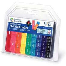 Learning Resources Juguete Educativo Fraction Tower Cubes - / - Ver 6