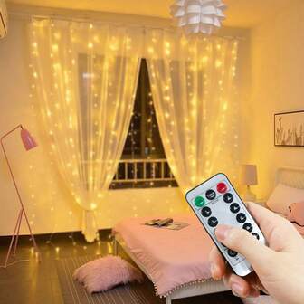 300 luces LED de cadena, iluminación con control remoto alimentada por USB adecuada para el Día de San Valentín, decoración del hogar, cocina, fiesta de boda, propuesta, ambiente romántico, dormitorio, celebración de cumpleaños