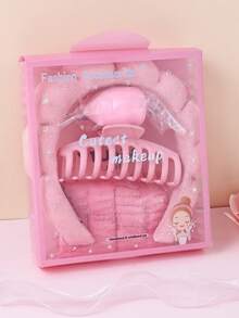 5 Pcs Women Terry Cloth Headband Wash Combo Pack, Sponge Spa Headbands For Washing Face Or Facial With Wristbands And Large Flower Hair Claw Clip Gift Set, Puffy Makeup Washing, Mask, Skin Treatment Hair Stuff Hair Accessories Set With Delicate Box For Party Gifts And Daily Use,Gifts,Travel,Gifts For Women,Hair Stuff,Stocking Stuffers,Stocking Stuffers,Stocking Fillers,Stocking Stuffers For Women,Stocking Fillers Women,Christmas Gifts,Gifts,Christmas Stocking Fillers,Gifts For Women,Gift,Christmas Gift,Stocking Stuffers For Adults,Stocking Fillers For Adult,Hair Stuff,Women's Accessories,Stocking Stuffer,Coming-Of-Age Hair Accessory,Christmas Hair Accessories,Gift Ideas For Women,Beauty Stocking Fillers,Christmas Gifts For Women