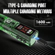 DQFART Wireless Tattoo Gun Kit, Professional Tattoo Machine With 1600mAh Power, 3 Operation Modes, LED Display, All-In-One Tattoo Pen, Suitable For Beginners And Tattoo Artists