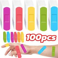 20/30/40/50/60/80/100pcs Cute Colorful Bandages, Elastic Adhesive Breathable Cartoon Colored Bandages, One-Time High Elasticity Bandages, Suitable For Abrasions, Wound Care, First Aid Patches, Outdoor Sports Bandages, Home First Aid Kits, Home And Outdoor Basic Wound Protection Stickers, Colorful Patches Showcase Unique Personalized. - Multicolor - View 13