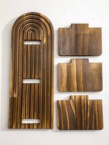 1 chiếc kệ gỗ hình vòm treo tường, kệ lưu trữ dọc kiểu Boho, kệ gỗ treo tường dạng nan, kệ treo tường kiểu nhà nông tối giản, phù hợp trang trí phòng ngủ và phòng khách, kệ treo tường nhiều tầng thời trang, kệ trưng bày cây cảnh trong nhà, kệ lưu trữ treo tường kiểu Boho hiện đại, kệ trang trí bằng gỗ kiểu retro, kệ lưu trữ treo tường tiết kiệm không gian. - Nhiều màu - Xem 5