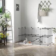 DIY Iron Wire Mesh Panels, Freely Combinable Pet Fence, Cat Cage, Dog Cage, Hamster Cage, Rabbit Cage Accessories Suitable For Small Pets, Cats And Dogs - Multicolor - View 1