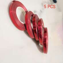 10pcs/1roll/5rolls Curled Ribbon, Embossed Curled Ribbon, Metallic Balloon String Decorative Tape, For Gift Wrapping, Shiny Curled Balloon Ribbon Mix Glitter Laser Party Balloon Ribbon And String, Suitable For Valentine's Day, Birthday, Wedding Party Holiday Decoration, Arts & Crafts (10m/Roll) - Rose Gold - View 20