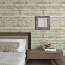 1 rollo de papel tapiz autoadhesivo de grano de madera de vinilo - Decoración de pared de textura de ladrillo, piedra y madera removible - Adhesivo decorativo para gabinetes y encimeras - Revestimiento de pared fácil de instalar con adhesivo pre-recubierto, 17.71x196.8 pulgadas - Bronce - Ver 4