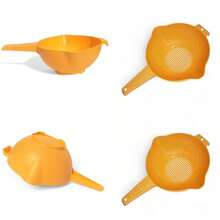 PZW Tupperware Colador de 2 cuartos con asa color naranja2537 - Anaranjado - Ver 1