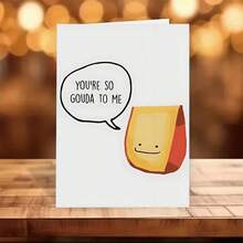 “你对我来说太美好了”创意情人节贺卡，纸袋设计，优质贺卡（12x17厘米/4.72x6.7英寸），附信封，送给妻子/丈夫/男友/女友的礼物 - 彩色 - 查看 3