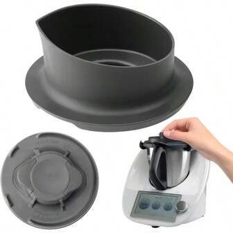 1pc Thermomix TM5/6 Durable Plastic Measuring Cup Lid, Durable Measuring Cup Lid With Scale, High-Temperature Resistant - Perfect For Kitchen Storage, Fits TM31, TM6, TM5 Essential Kitchen Accessory Lid