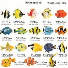 1pc Tropical Fish Model, Marine Fish Model, Micro Landscape Aquarium Decor - Multicolor - View 3