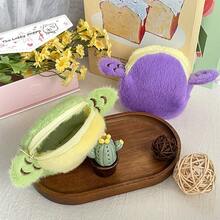 Plush Coin Purses - Bird Coin Purse - Purple - View 3