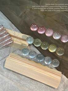 1个亚克力美甲沙龙展示架，美甲桌卡展示架，美甲工具 - 白色 - 查看 3