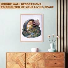 1pc Barrel Of Spring Wooden Puzzle, Asymmetrical Shape Puzzle Toy, Unique Party Game Gift, Asymmetrical Animal Shaped Wooden Puzzle, Decorative Art Painting, Tabletop Magic Puzzle, Unique Children's Educational Puzzle, Holiday Gift, Adult Wooden Puzzle, New Year Gift, Back To School Gift, Birthday Gift (2D Puzzle) - Multicolor - View 10