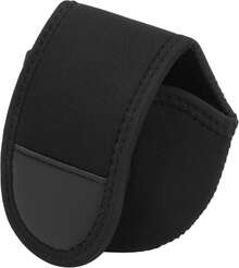 Vbestlife 2 Piezas Bolsa de Carrete de Pesca Cubierta Protectora Lona Baitcasting Carrete de Pesca Bolsa Protectora - negro - Ver 7