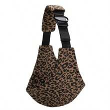 New Leopard Print Baby Carrier, Portable Front Carry Shoulder Strap, Baby Carrier