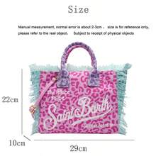 Women's Handbags – Spacious Bags – Casual Canvas Street Bags – Handmade Tassel Bags – Shoulder Bags – Gifts - D - 查看 1