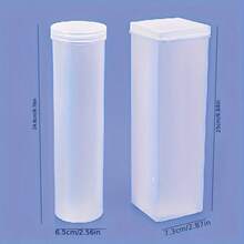 Transparent Rectangular Sealed Food Storage Box With Flip Lid - Reusable Plastic Kitchen Storage Container For Pasta, Snacks, Etc. - Space-Saving Stackable Design, Hand Wash Only