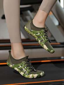 New Women's Water Shoes, Quick Drying Non-Slip Beach Shoes For Spring/Summer Outdoor Swimming Pool, Beach, Fishing, Swimming, Hiking, Indoor Non-Slip Fitness Shoes - Army Green - View 7