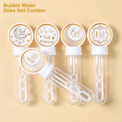 20 piezas Varitas de burbujas Eid Mubarak blancas y doradas, Palitos de burbujas con luna y estrella de Eid, Botellas de burbujas de linterna de Eid, Botellas de jabón de burbujas para fiestas de Eid, Decoraciones de Eid, Rellenos de bolsas de regalo de Eid, Actividades al aire libre de Eid, Recompensas de Eid, Recuerdos de fiestas de Eid, Juguetes talla grande populares de Eid, Regalos de Eid, Regalos de Eid Al-Fitr, Suministros para fiestas (Líquido de burbujas no incluido)
