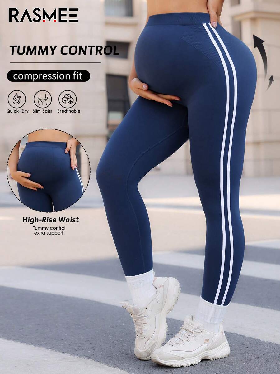 LLF Maternity High Waist Seamless Leggings, Suitable For Casual And Yoga Wear