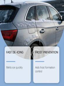 1 pieza/100ml Spray descongelante y desincrustante para automóviles, disuelve rápidamente el hielo y la escarcha en las ventanas del automóvil, mantiene la visión clara y mejora la al conducir en frío extremo, fórmula anticongelante efectiva - Multicolor - Ver 4