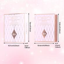 Pink 3-Tier Flip Page Makeup Book, All-In-One Cosmetic Set ,Compact Travel Friendly Beauty Organizer For Daily Use Gift - Multicolor - View 10