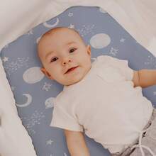 Baby Fitted Bassinet Sheets Set 4-Pack For Newborn Infant Baby Boys Girls, Astronaut - Phi hành gia - Xem 3