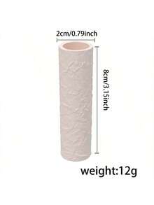 Polymer Clay Flowers Texture Roller, Pottery Stamps For Polymer Clay Earrings Jewelry, Embossing Pottery Texture Rollers For Jewelry Making, 3D Printed Texture Roller With Intricate Patterns For Unique Handmade Creations