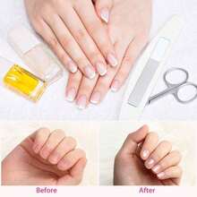 Nano Glass Nail File, Suitable For Natural Nails... Crystal Nail Buffer With Storage Box, Suitable For Natural Nails - Clear - View 2