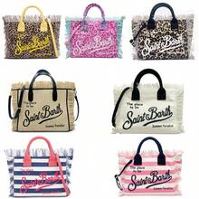 Women's Handbags – Spacious Bags – Casual Canvas Street Bags – Handmade Tassel Bags – Shoulder Bags – Gifts - D - 查看 3