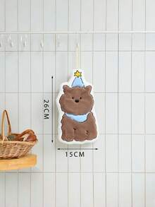 1pc Cute Dog Shaped Hand Towel, Highly Absorbent, Suitable For Kitchen, Bathroom, Room Decor, Good Water Absorption And Easy To Clean, Kitchen Towel, Bathroom Accessory (Slight Color Difference Between Picture And Actual Item May Exist) - Multicolor - View 16