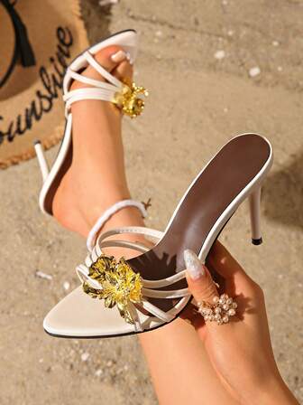 Women's Chunky Heel Sandals, Elegant Chunky High Heel Sandals In Multiple Colors, Fashion Versatile High Heel Sandals, Back To School Gift