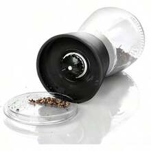 1pcs/Set Seasoning Bottle Set, Includes Salt & Pepper Shaker, Spice Grinder With Holder Airtight Spice Jars, Functional Kitchen Accessories - Multicolor - View 10