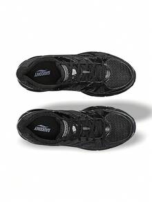 Saucony Ride Millennium Unisex Sneakers Breathable Sweat Absorption Versatile Logo Solid Good Elasticity Easy To Wash Sports Outdoor Running Daily School Black S70812-3 - Black - View 5