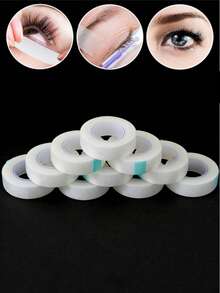 1/2/6/10/20 Rolls Of Eyelash Extension Tape, Gentle And Non-Irritating PE Material Eyelash Extension Tape, Specially Designed For Eyelash Extension, Practical False Eyelash Tool, Makeup Tool. - Multicolor - View 1