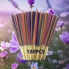 20/105/188支手工香薰棒 - 薰衣草、樱花等多种热门香型 - 长度22.0厘米，适用于冥想、瑜伽、放松和家居净化 - | 香薰木棒 | 手工香薰粉 - 22cm混合草木花香味 - 查看 9