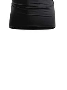 1pc Men's Summer T-Shirt, Quick-Dry Breathable, Shoulder Letter Print, Suitable For Men's Daily Wear - Black - View 6