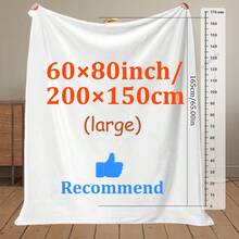 Customizable Name Dragon & Wolf Design Flannel Blanket - Lightweight, Soft, Warm, Tear-Resistant, All-Season Throw For Sofa, Bed, Travel, Camping, Office, And Living Room Decor, Living Room Accessory| Fantasy Theme| Digital Printed Blanket, Flannel Blanket - 彩色 - 查看 11