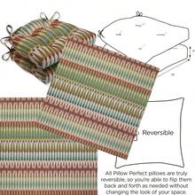 ASDPillow Perfect Acela Adobe Reversible Chair Pad Set of 2 - Multicolor - Ver 1