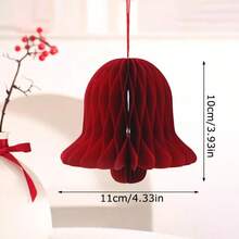 1pc 16 Styles Red Chinese Lantern, Honeycomb Folding Paper Lantern, Chinese New Year Decoration Lantern, Spring Festival Celebration Decor, Non-Electric, Wedding Lantern, Wall Hanging, Festival Party Room Decor, Chinese New Year Gift - Multicolor - View 18